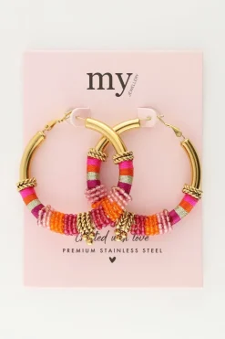 My Jewellery Boucles D'oreilles Art Bali Rose Sale