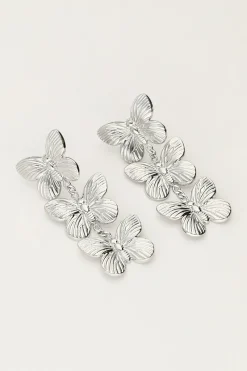 My Jewellery Boucles D'oreilles Avec 3 Papillons Outlet