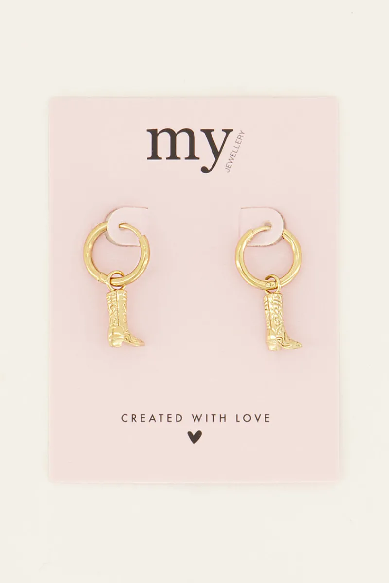 My Jewellery Boucles D’oreilles Avec Bottes De Cowboy New