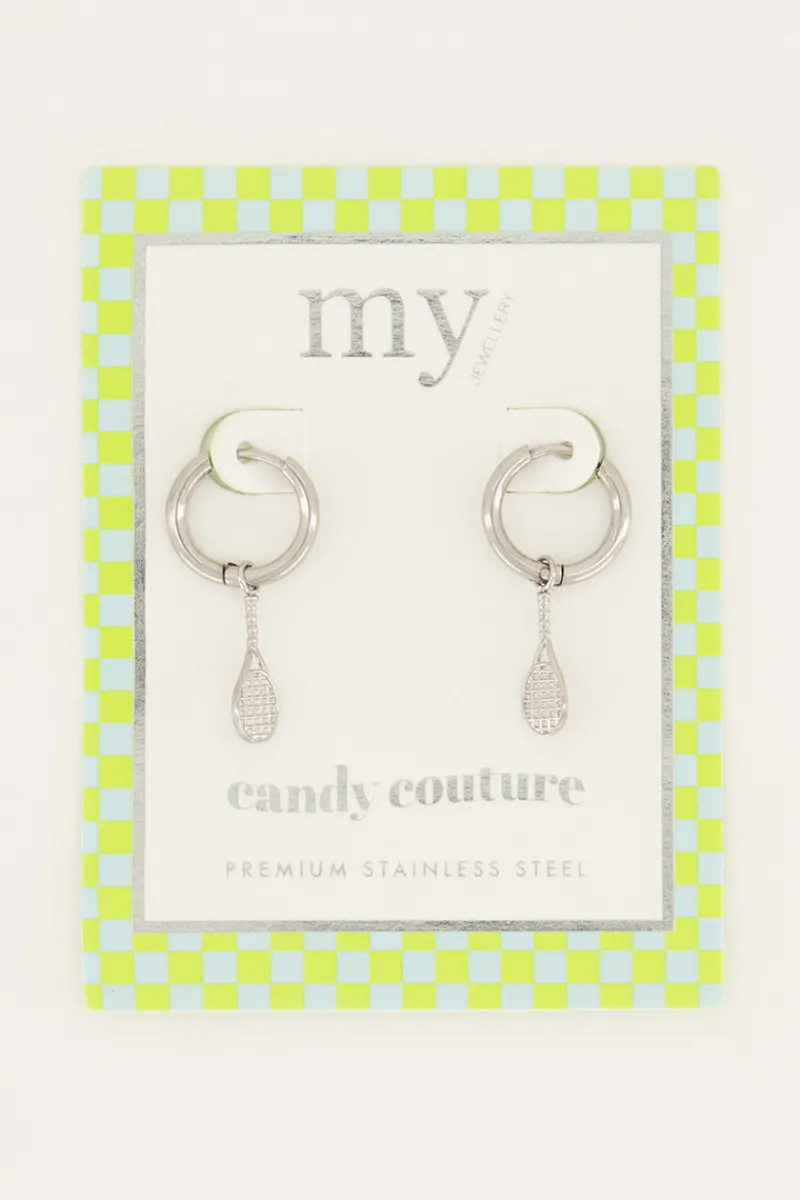 My Jewellery Boucles D'oreilles Avec “Candy Couture” Raquettes De Tennis Outlet