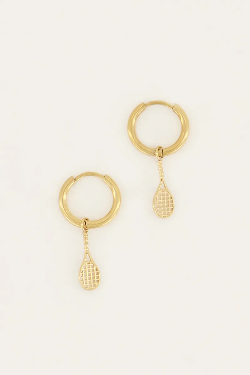 My Jewellery Boucles D'oreilles Avec “Candy Couture” Raquettes De Tennis Outlet