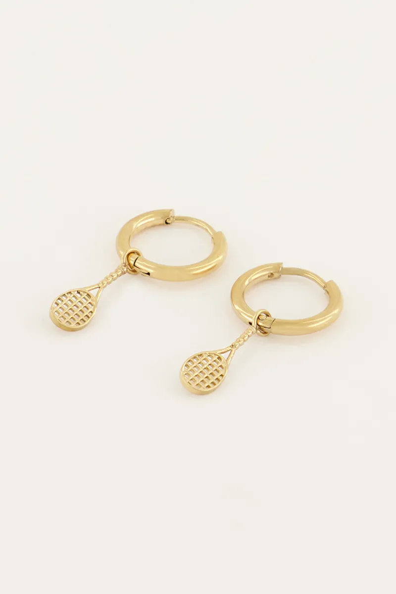 My Jewellery Boucles D'oreilles Avec “Candy Couture” Raquettes De Tennis Outlet