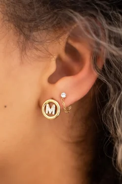 My Jewellery Boucles D’oreilles Avec Chaîne Et Pierre Fashion