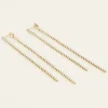My Jewellery Boucles D’oreilles Avec Cordons De Pierres En Strass Fashion