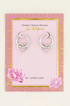 My Jewellery Boucles D’oreilles Avec Cœur Ajouré Best