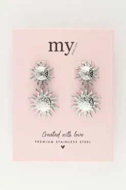 My Jewellery Boucles D'oreilles Avec Deux Soleils Online