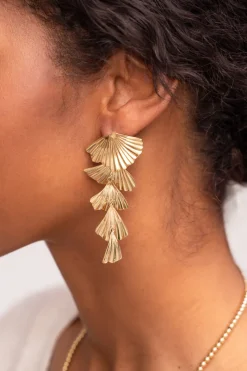 My Jewellery Boucles D'oreilles Avec Feuilles Hot