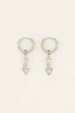 My Jewellery Boucles D’oreilles Avec Goutte Et Triangle Online