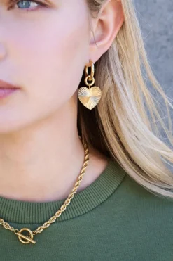 My Jewellery Boucles D'oreilles Avec Pendentif Cœur Hot