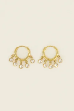 My Jewellery Boucles D'oreilles Avec Petites Pierres Transparentes Fashion