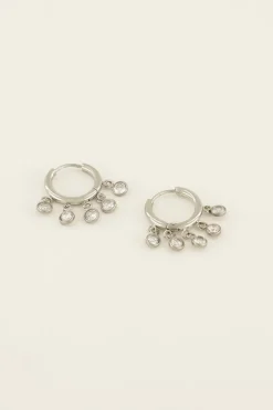 My Jewellery Boucles D'oreilles Avec Petites Pierres Transparentes Fashion