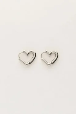 My Jewellery Boucles D'oreilles Avec Petit Cœur Ouvert Best