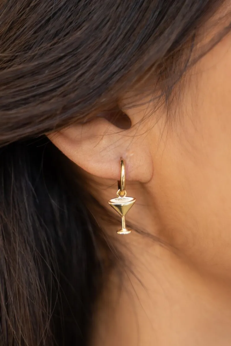 My Jewellery Boucles D'oreilles Avec Pendentifs Cocktail Et Bouche Sale