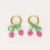 My Jewellery Boucles D'oreilles Avec Perles Cerise Sale