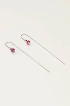 My Jewellery Boucles D'oreilles Avec Perles Violettes Discount
