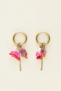 My Jewellery Boucles D'oreilles Avec Pierres Et Perles Mystic Hot