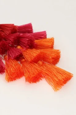 My Jewellery Boucles D'oreilles Avec Pompons Colorés Hot