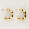 My Jewellery Boucles D'oreilles Bold à Grande Bulle Best
