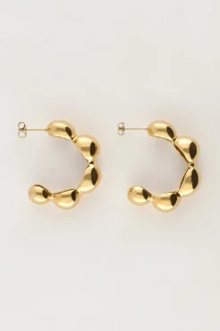 My Jewellery Boucles D'oreilles Bold à Grande Bulle Best