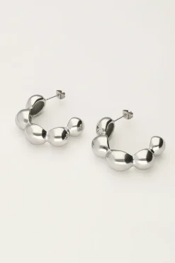 My Jewellery Boucles D'oreilles Bold à Grande Bulle Best