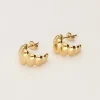 My Jewellery Boucles D'oreilles Bold Avec Bulle Rayée Best
