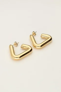 My Jewellery Boucles D'oreilles Bold Triangulaires New