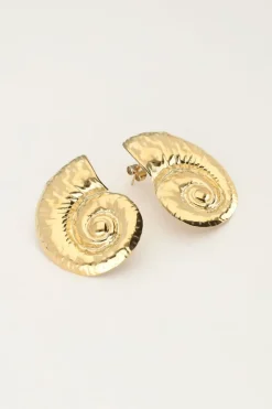 My Jewellery Boucles D'oreilles Clous D'oreilles Avec Gros Coquillage Fashion