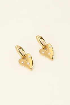 My Jewellery Boucles D’oreilles Coeur à Perles New