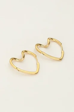 My Jewellery Boucles D'oreilles Coeur Tourbillon Hot