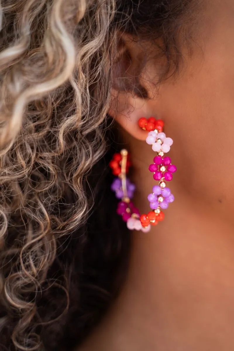 My Jewellery Boucles D'oreilles Colorées Tendance Clearance