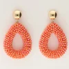 My Jewellery Boucles D'oreilles Corail Avec Pierres Outlet