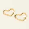 My Jewellery Boucles D'oreilles Créoles Cœur Ouvert Fashion