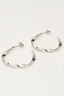 My Jewellery Boucles D'oreilles Créoles Torsadées New