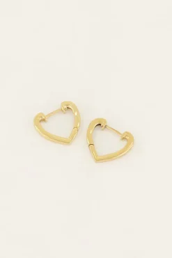 My Jewellery Boucles D’oreilles Cœur Ouvert Discount