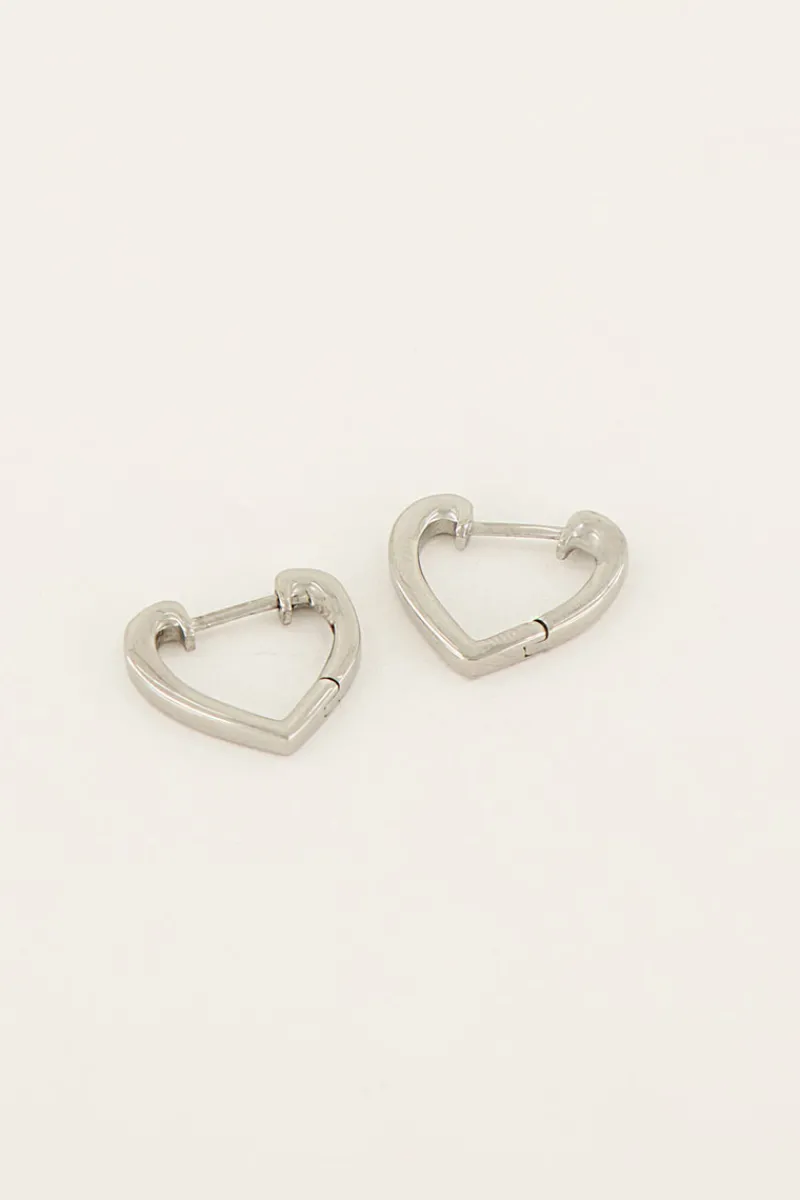 My Jewellery Boucles D’oreilles Cœur Ouvert Discount