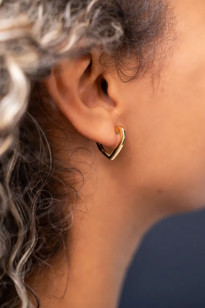 My Jewellery Boucles D’oreilles Cœur Ouvert Discount