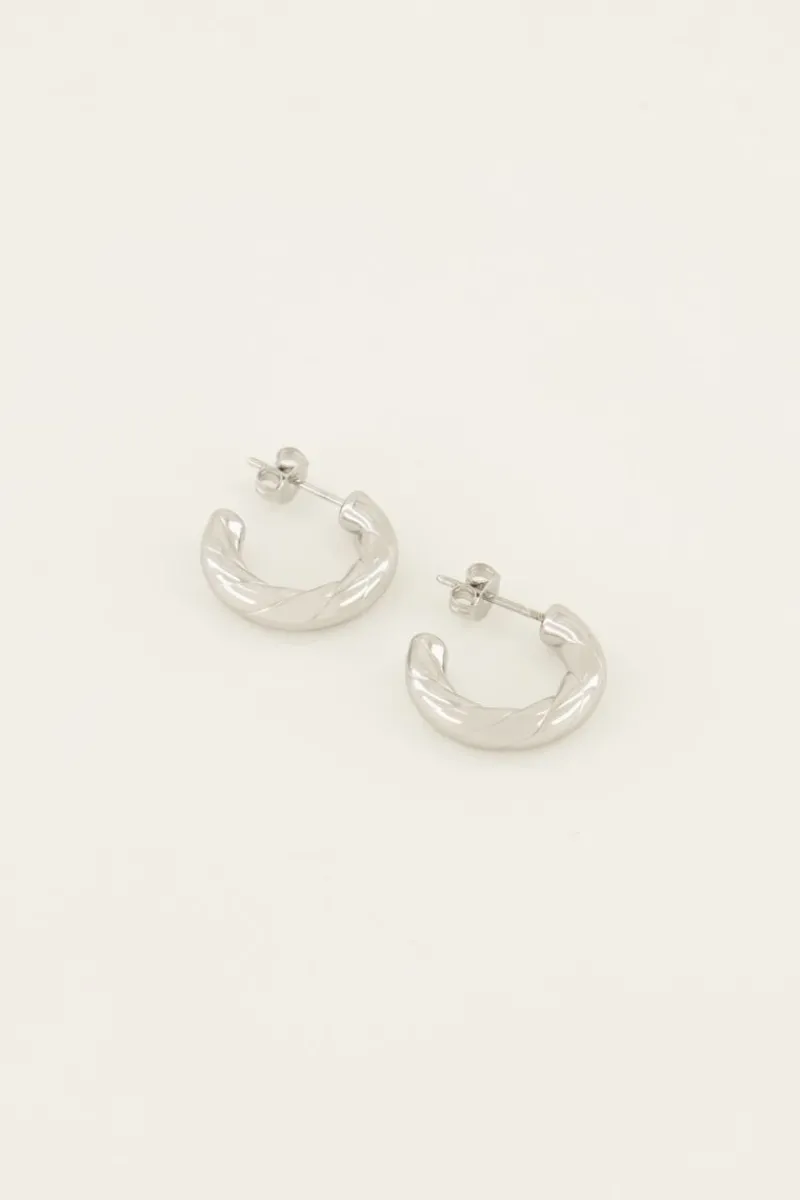 My Jewellery Boucles D'oreilles En Corde Ouverte New