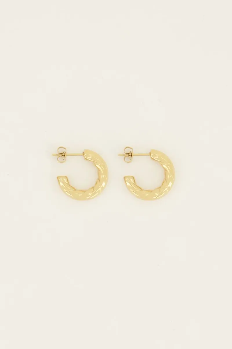 My Jewellery Boucles D'oreilles En Corde Ouverte New