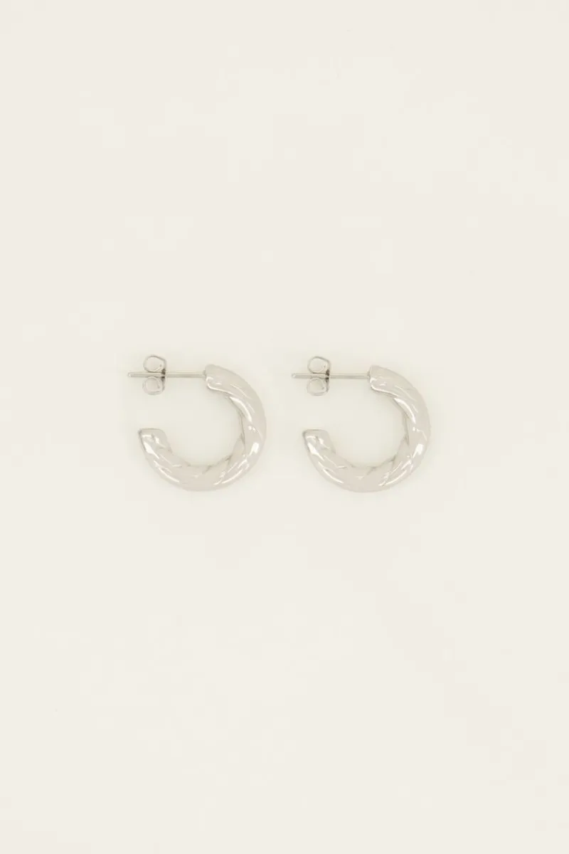My Jewellery Boucles D'oreilles En Corde Ouverte New