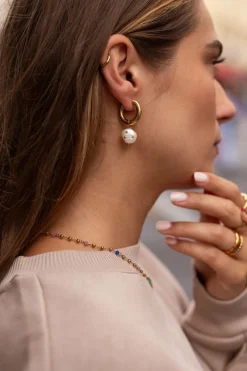 My Jewellery Boucles D'oreilles En Perles Avec Clous Outlet