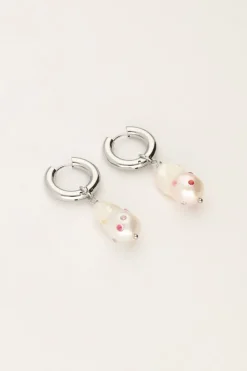 My Jewellery Boucles D'oreilles En Perles Avec Clous Multicolores Clearance