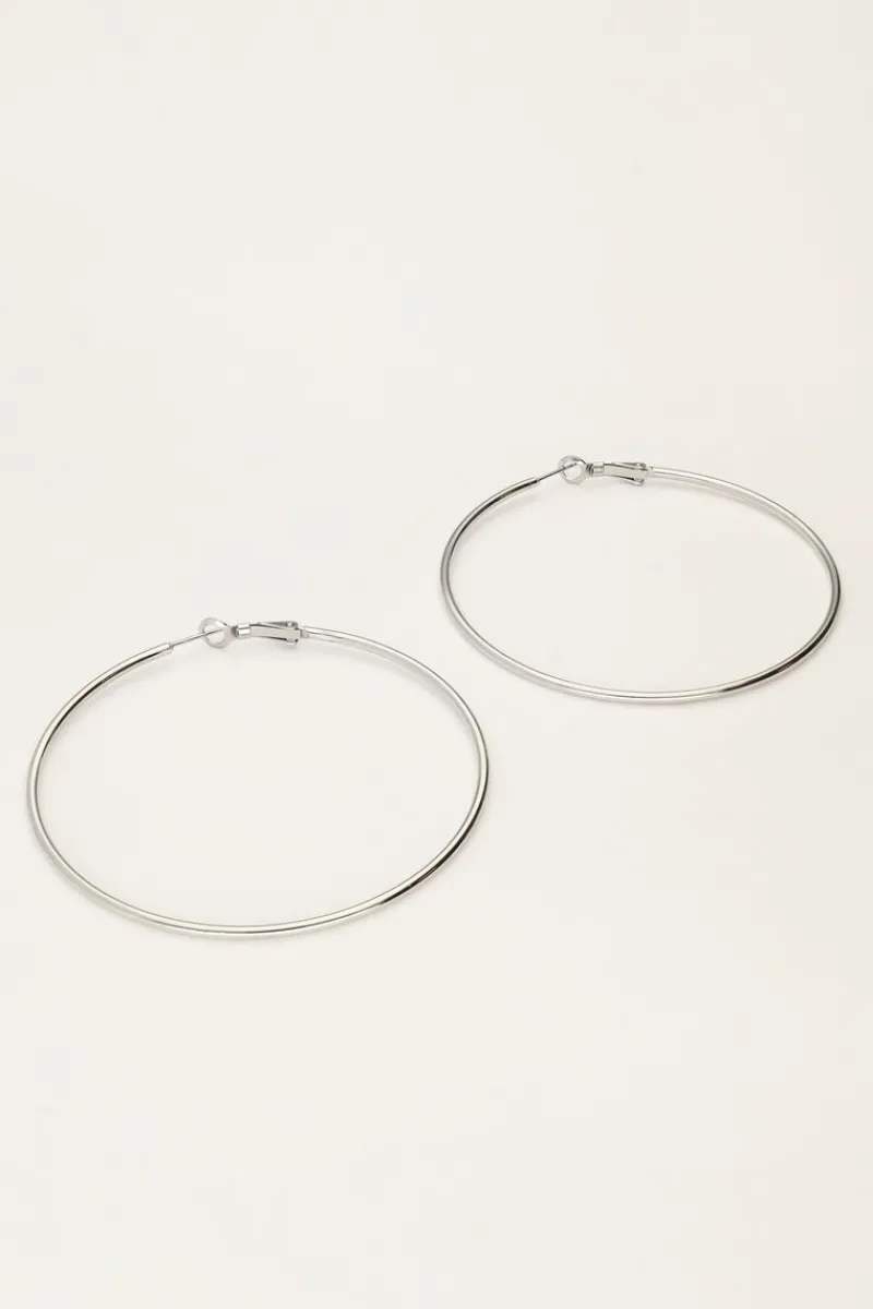 My Jewellery Boucles D'oreilles Grandes Et Fines New