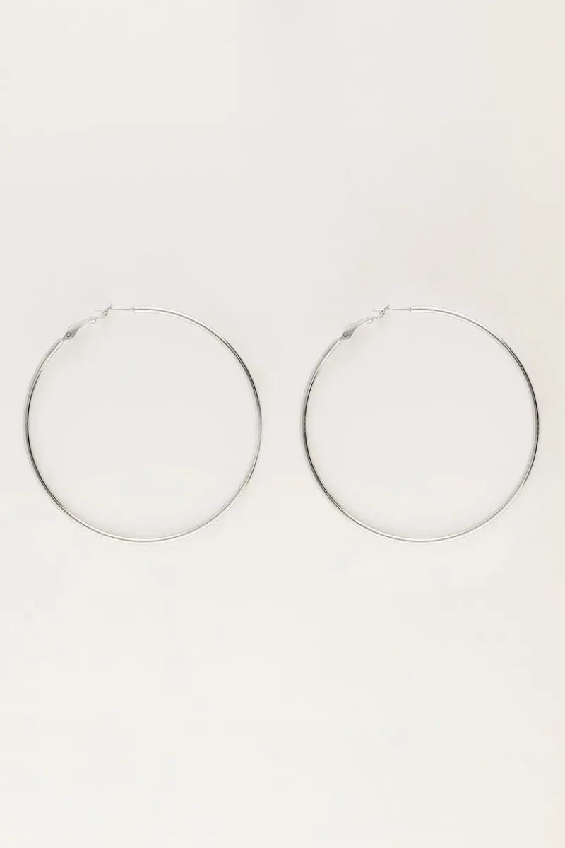 My Jewellery Boucles D'oreilles Grandes Et Fines New