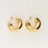 My Jewellery Boucles D'oreilles Larges De Forme Organique Discount