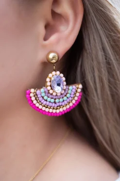 My Jewellery Boucles D'oreilles Longues à Perles Discount