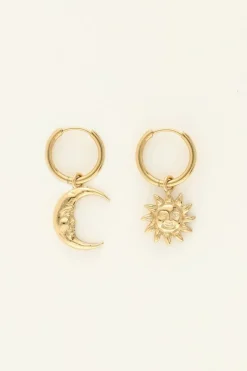 My Jewellery Boucles D’oreilles Lune & Soleil Mystic Online
