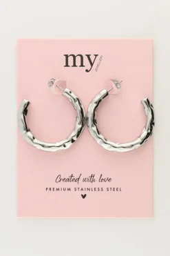 My Jewellery Boucles D'oreilles Martelées Clearance