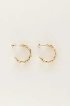 My Jewellery Boucles D'oreilles Moyennes Avec Fleurs Outlet