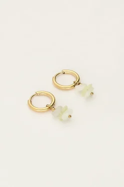 My Jewellery Boucles D'oreilles Océan Avec Pierres Vert Menthe Clearance