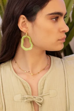 My Jewellery Boucles D'oreilles Océan Maxi Vert Sale